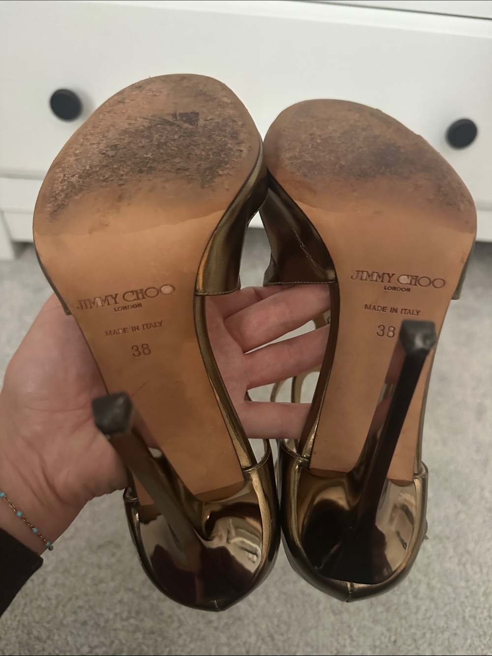 Jimmy Choo Ivette High Heel Sandals - Picture 9 of 10